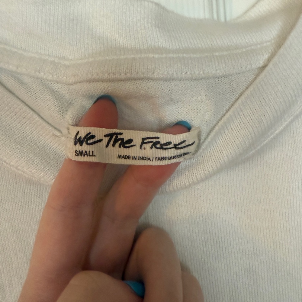 We The Free White Ribbed Crewneck Tank Dress - Picture 2 of 7